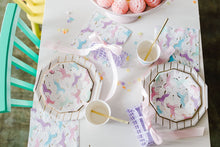 Load image into Gallery viewer, Rose Gold Frenchie Striped Large Plates