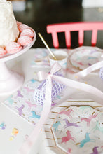 Load image into Gallery viewer, Rose Gold Frenchie Striped Large Plates