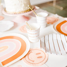 Load image into Gallery viewer, Rose Gold Frenchie Striped Cups