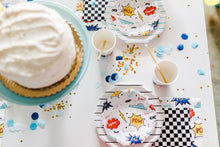 Load image into Gallery viewer, Ink Frenchie Striped Large Plates